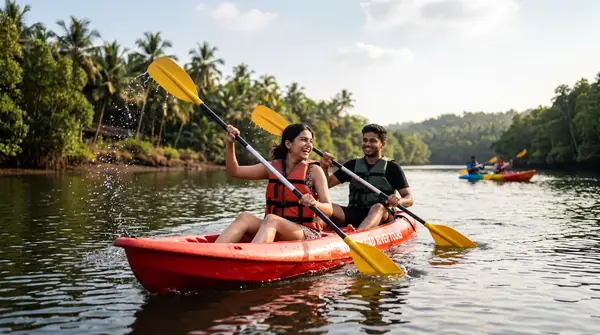 The Riviera kayaking