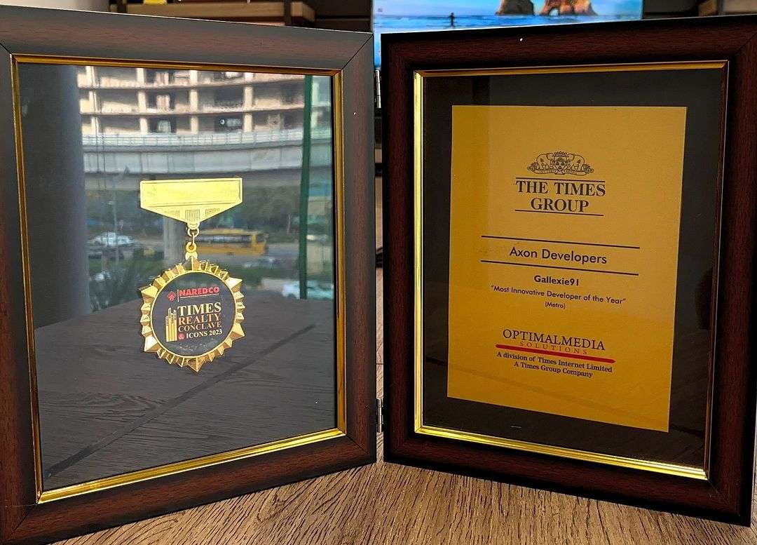 Axon Developers awarded the coveted title of “Most Innovative Developer Of The Year” at Times Realty Conclave 2023